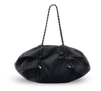 Bolsa de viaje para mujer, bolso de hombro grande, bolso de viaje para mujer, bolso de la compra Slouchy, Negro , Casual