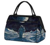 Bolsa de viaje para mujeres, hombres, niños y niñas, galaxia, planeta, astronautas, fin de semana, bolsas de 24 L, bolsa de cabina para deportes, gimnasio, yoga, color, 24 L, Organizador de bolsas
