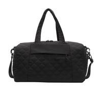 Bolsa de viaje para mujeres y niñas, elegante, para fitness, durante la noche, hospital, entrenamiento, fines de semana, equipaje, deporte, elegante, Black