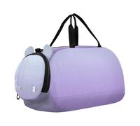 Bolsa de viaje para niñas, con la bandera de Islandia, bolsa de viaje para fin de semana, bolsa de lona para niños, equipaje de mano para niños y deportes, Elegante degradado de amatista azul, Classic