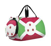 Bolsa de viaje para niñas con la bandera de las Islas Vírgenes Británicas, bolsa de viaje para fin de semana, para baile nocturno, bolsa de lona para niños, Burundi Flag, Classic