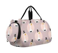 Bolsa de viaje para niños, bolsas de viaje para niños, elegantes sombreros de ganso, color carne, bolsas de viaje para niñas, bolsa de deporte, Elegantes sombreros de gansos color carne, Classic