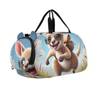 Bolsa de viaje para niños, fin de semana, para niñas, bolsa de viaje para bailar, romántica, diseño de gato Titanic Love, Senderismo Canguro Outdoor Happy, Classic
