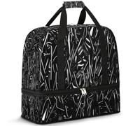 Bolsa de viaje para palos de golf, para mujeres y hombres, bolsa de fin de semana, plegable, separada, 47 L, bolsa de mano para deportes, gimnasio, yoga, color, 47 L, Organizador de bolsas