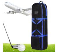 Bolsa De Viaje para Palos De Golf - Protector para Driver con Ruedas,Organizador Plegable Impermeable para Viajes Playa Avió