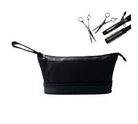 Bolsa de Viaje para Utensilios de Peluquería Organizador de Doble Capa para