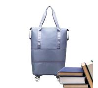 Bolsa de viaje para viajes, bolsa de viaje extensible con ruedas y resistente al agua, diseño ligero, gran capacidad, accesorios de viaje para viajes de fin de semana, viajes de negocios, vacaciones