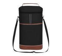 Bolsa de Viaje para Vino Porta Botellas Aislante y Hermética para 2