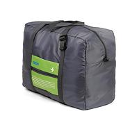 Bolsa de viaje plegable, 32L bolsas de mano impermeables, equipaje de mano de cabina de nailon, bolsa de gimnasio, bolso de hospital, organizador de maletas de avión para la noche, vacaciones, compras