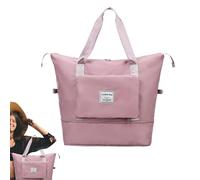 Bolsa de viaje plegable, bolsa de viaje plegable, bolsa de viaje plegable, bolsa de equipaje portátil ligera, seca y seca, gran capacidad, impermeable, para gimnasio, viajes, camping, Polvo de flor de