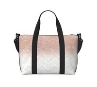 Bolsa de viaje plegable con estampado de bonito patrón brillante, ideal para viajes, trabajo, gimnasio, etc