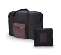 Bolsa de viaje plegable de tela Oxford, bolsa de viaje para hombres y mujeres, bolsa de viaje de fin de semana, Black, 1 pieza