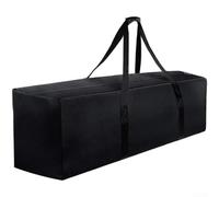 Bolsa de viaje plegable para máxima e espacio con capa protectora contra la humedad y la abrasión en cualquier entorno (negro-47 x 15 x 17 negro)