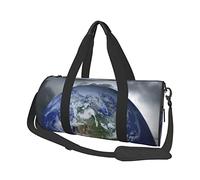 Bolsa de Viaje Redonda Cool Earth Planet Ocean Storm Bolsa de Gimnasio para Hombres y Mujeres Bolsa de Deporte