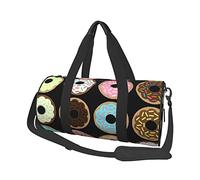 Bolsa de Viaje Redonda Hermosa Flor Pastel Bolsa de Gimnasio para Hombres Mujeres Bolsa de Lona Bolsa de Deportes