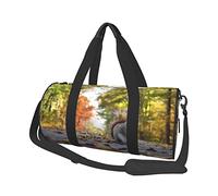 Bolsa de Viaje Redonda Linda Ardilla Bolsa de Gimnasio para Hombres Mujeres Bolsa de Lona Bolsa de Deportes