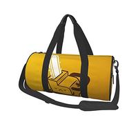 Bolsa de Viaje Redonda Linda Motosierra Llorando Bolsa de Gimnasio para Hombres Mujeres Bolsa de Lona Bolsa de Deportes