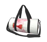 Bolsa de Viaje Redonda Lindo Cerdo Bolsa de Gimnasio para Hombres Mujeres Bolsa de Lona Bolsa de Deportes