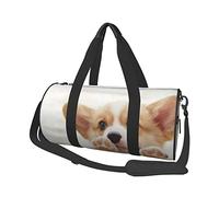 Bolsa de Viaje Redonda Lindo Corgi Bolsa de Gimnasio para Hombres y Mujeres Bolsa de Deporte Bolsa de Deporte