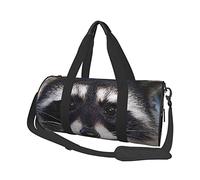 Bolsa de Viaje Redonda Little Raccoon Face Bolsa de Gimnasio para Hombres y Mujeres Bolsa de Deporte Bolsa de Deporte