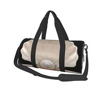 Bolsa de Viaje Redonda Ocean Realista Hermosa Concha Abierta Bolsa de Gimnasio para Hombres Mujeres Bolsa de Lona Bolsa de Deportes