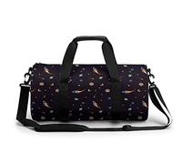 Bolsa de Viaje Redonda Space Planet, Bolsa de Gimnasio para Hombres y Mujeres, Bolsa de Deporte