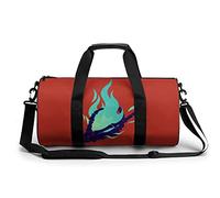 Bolsa de Viaje Redonda The Blue Fire in The Skeleton's Hand Bolsa de Gimnasio para Hombres y Mujeres Bolsa de Deporte Bolsa de Deporte