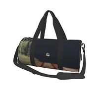Bolsa de Viaje Redonda Vía férrea a través del túnel Bolsa de Gimnasio para Hombres Mujeres Bolsa de Lona Bolsa de Deportes