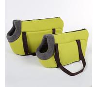 Bolsa De Viaje Tipo Bandolera para Perros Y Gatos Pequeños, Paquete De 2, Bolsa De Mano Suave para Transportar Mascotas, Bolsas De Viaje para Perros Y Gatos Pequeños,Verde,S