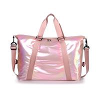 Bolsa De Viaje Travel Bag Large Women's Bag Handbags Pure Color Shoulder Bag Crossbody Duffle Bag Casual New Yoga Bag Bolsa De Equipaje (Color : Pink)