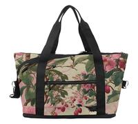 Bolsa de viaje vintage con diseño de tortuga y estrella de mar, expandible, para fin de semana, impermeable, para deporte, gimnasio, hospital, Multicolor 9, Talla única, Bolsa de viaje