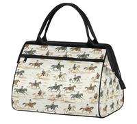 Bolsa de viaje vintage Western Cowboys para mujeres, hombres, niños y niñas, bolsa de fin de semana, bolsa de viaje de 24 L, bolsa de cabina para deportes, gimnasio, yoga, color, Big, Organizador de