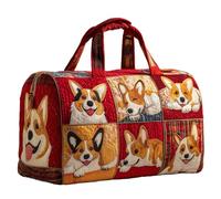 Bolsa De Viaje Weekender Acolchada para Mujer, Bolsa Duffel Patchwork De Gimnasio, Ligera para Escapadas Cortas y Noche YS13,16X8X8 Inch