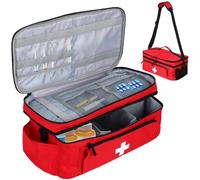 Bolsa de viaje y hogar, organizador médico de emergencia con múltiples compartimentos, kit profesional de trauma para el hogar y al aire libre