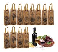 Bolsa De Vino 12 Piezas Bolsa Vintage En Tela No Tejida Con Asa