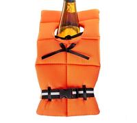 Bolsa de vino aislada, bolsas de vino para viajar | Bolsa de refrigerador de vino de tema náutico | Soporte de bebidas livianas, suministros de licor de un solo compartimento para fiestas al aire libr