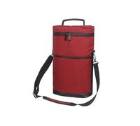 Bolsa de vino aislada con correa de hombro regulable y divisor extraíble, enfriadores Oxfords de durabilidad para picnics al aire libre, botellas aisladas para fiestas