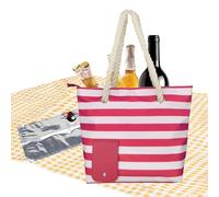 Bolsa De Vino con Dispensador De Bebidas, Bolsa De Vino Portátil para La Playa, Bolsa Isotérmica con Compartimento Isotérmico A Prueba De Fugas, Bolsa De Vino Rellenable con Capacidad para 2 Botellas