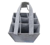 Bolsa de vino con oculto, bolsa para botellas de vino con ventana de visión, bolsa para botellas, plegable, separadores, bolsa de vino para viajes, picnic, portátil, a prueba de fugas, gris claro, ver