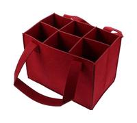 Bolsa de vino de fieltro - Bolsa de almacenamiento de 25 cm para 6