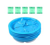 Bolsa de vómito portátil, 5 unidades, bolsa de vómito de boca redonda, bolsa de viaje para el mareo bucal, bolsa antivómitos, bolsa de vómito segura e inofensiva para mareos por movimiento