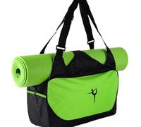 Bolsa de Yoga Gimnasio Bolso de Bolsas de Gran Capacidad Material de poliéster Diseño de viscosidad 48x24x16cm 18.9x9.4x6.3in para Mujeres Sports Yoga Actividades al Aire Libre de (Verde)