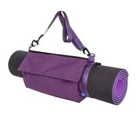 Bolsa de yoga para MAT - MAT CARRIER, accionamiento de ejercicios, almacenamiento con cremallera completa con correa de hombro ajustable, bolsillo lateral para lo más necesario, diseño ligero, ideal