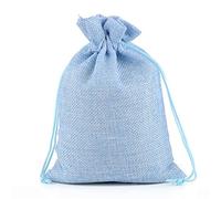 Bolsa de Yute con Cordón 50 unids / lote 15x20, 17x23, 20x30 cm Bolsas de lino de arpillera de yute de 20x30 cm para bolsas de embalaje de regalo Personalizar personalizadas ( Color : Green , Size : 2