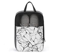 Bolsa de zapatos abstracta que fluye con corrientes energéticas para viajes, uso diario, bolsa de almacenamiento antipolvo para zapatos de golf