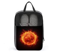 Bolsa de zapatos Ball of Fire para viajes, uso diario, bolsa de almacenamiento antipolvo para zapatos de golf