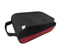 Bolsa de zapatos con cremallera, bolsa acolchada para zapatos de viaje, resistente al agua, ventilada, con cremallera, con asa de transporte para hombres y mujeres, Red, Refer to description,