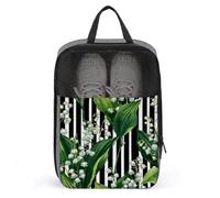 Bolsa de zapatos con patrón de Lily of The Valley para viajes, uso diario, bolsa de almacenamiento antipolvo para zapatos de golf