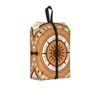 Bolsa de zapatos con símbolo misterioso para viajes, organizador de zapatos impermeable para maleta, bolsa de almacenamiento 3 en 1 para entrenadores de gimnasio