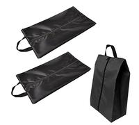 Bolsa de Zapatos de 3 Piezas, Bolsa de Zapatos Impermeables de Gran Capacidad, Accesorios de Viaje portátiles, Bolsa de Almacenamiento de Cremallera, Adecuada para Uso Diario, Senderismo (Negro)